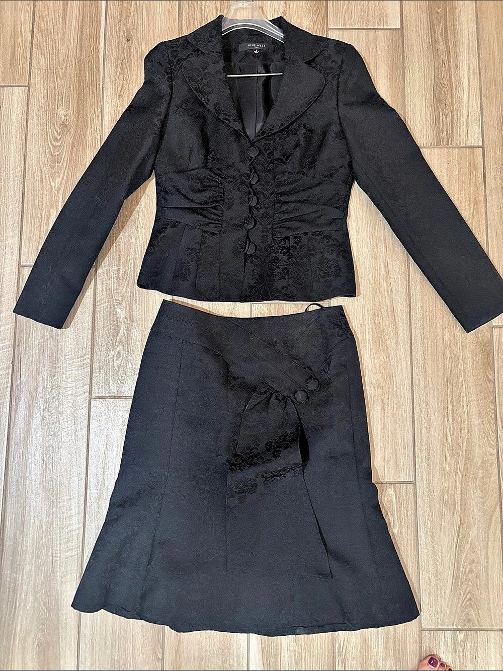 Nine West Women's Black Skirt Set